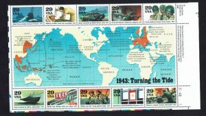 United States: 1993 US Participation in World War II, MNH Sheetlet