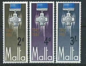 Malta SG 379 - 381 set Mint Light Hinge