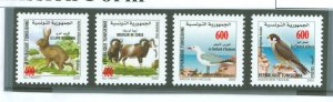 Tunisia #1280-1283 Mint (NH)  (Animals)