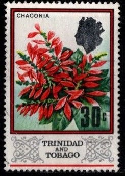 Trinidad and Tobago - #154 Wild Poinsetta - Used