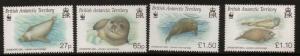 BRITISH ANTARCTIC TERR. SG506/9 2009 CRABEATER SEALS    MNH