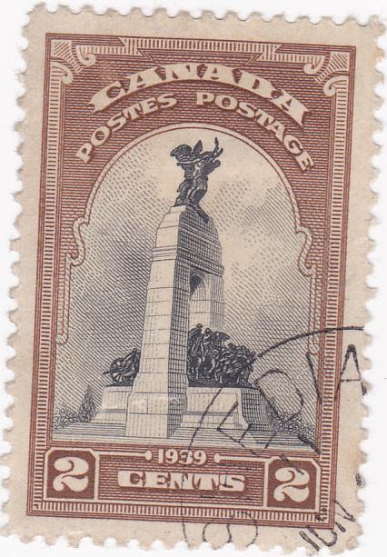 Canada - 1939 Royal Visit- War Memorial 2c - Used