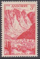 Andorra, French sc#126 1955 3f Scenes MLH