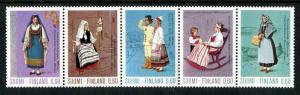 FINLAND 537a STRIP/5 MNH SCV $27.50  BIN $15.00