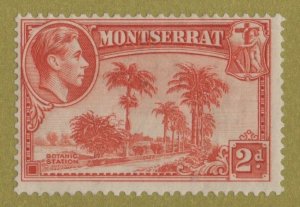 Montserrat 1938 SG104 2d orange 13 perf - mounted mint