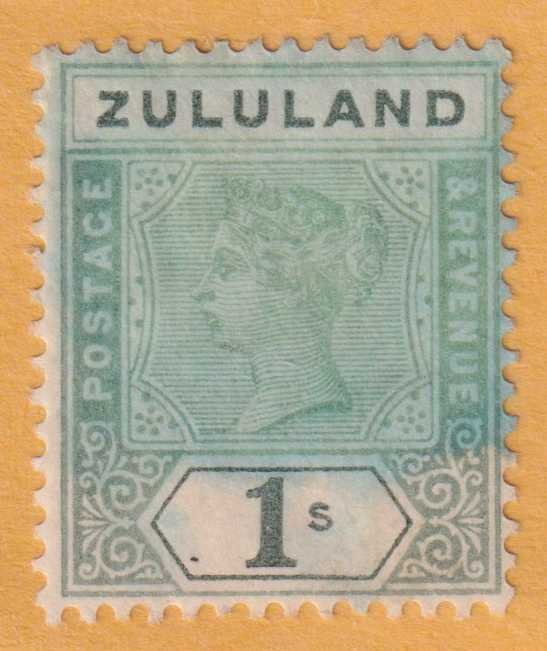 ZULULAND 20  MINT HINGED OG * FAULTY SPACEFILLER