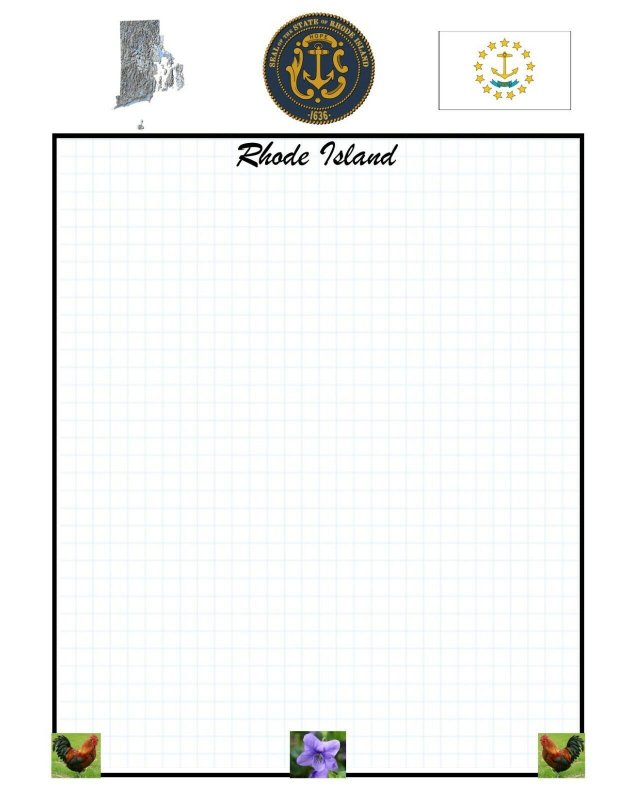 MAC'S 100 BLANK PAGES- ANY State For Stamps, School Projects, Scrapbooks, Trips 