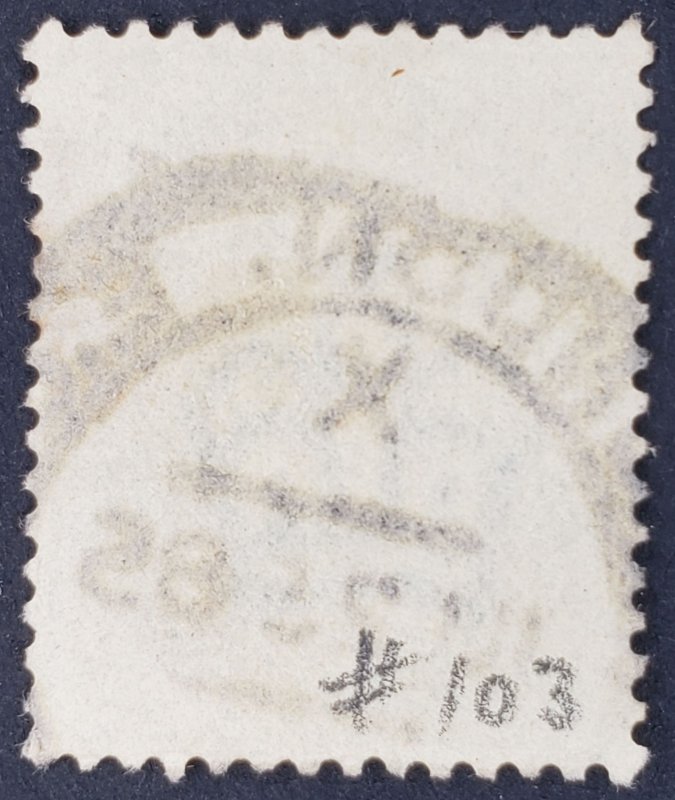 Great Britain, Scott #103, F used, very heavy cancel