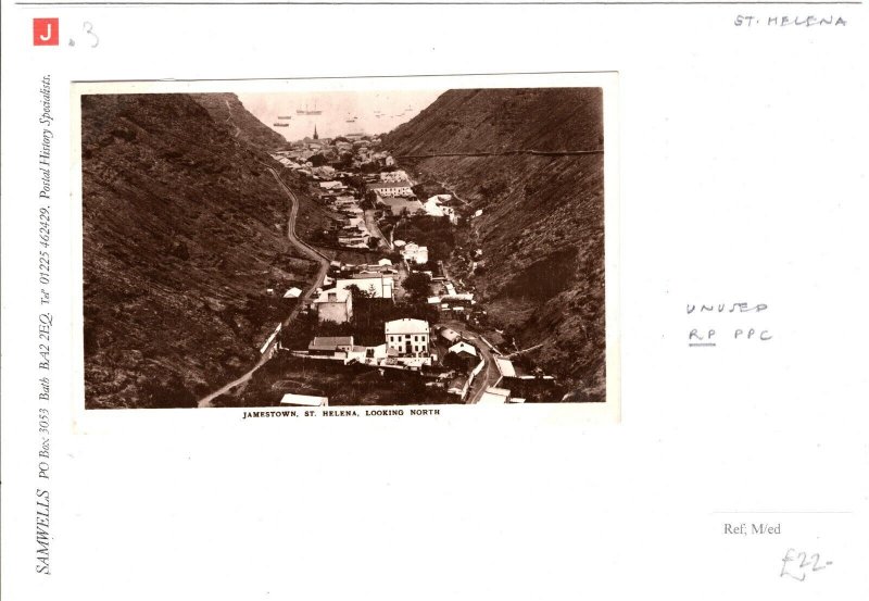 St Helena REAL PHOTOGRAPH Postcard Unused PPC *Jamestown*{samwells-covers} SJ3