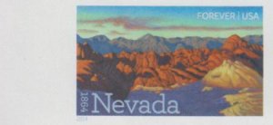 US 4907a Modern Imperf Nevada Single