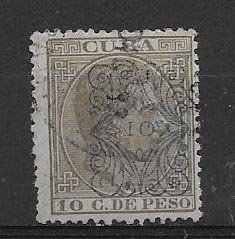 CUBA STAMP VFU #AGOE1