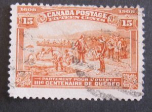 Canada #102 Used- SCV=$160.00  (HR)