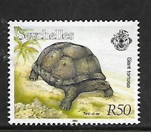 SEYCHELLES, 752, MNH, GIANT TORTOISES