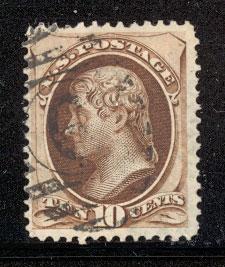 U.S. - Scott #161, Used, Cat. $25.00