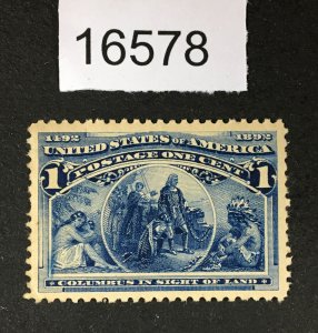 MOMEN: US STAMPS # 230 MINT OG NH VF+ LOT #16578