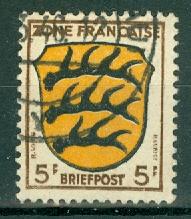 Germany - Allied Occupation - French Zone - Scott 4N3