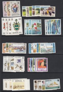 Bermuda Collection on 102 dealer cards, 1975-1996, CV$155.95