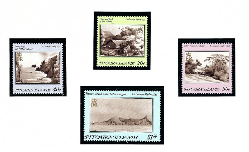 Pitcairn Is 291-94 MNH 1987 Paintings          (KA)