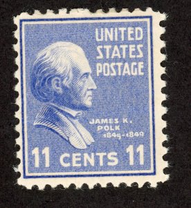 US 816 MH 1938. 11c ultra