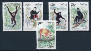 [31248] Laos 1992 Wild animals Mammals Monkeys MNH