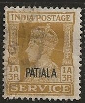 India - Patiala  ^ Scott # O68 - Used