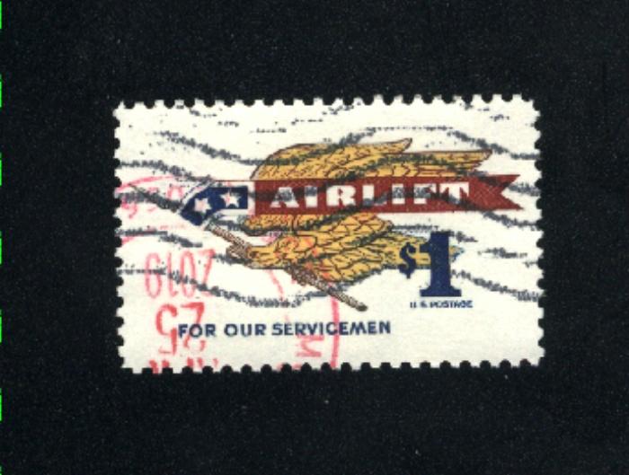 USA #1341  used 1968 PD .60