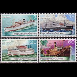 PAPUA NEW GUINEA 1976 - Scott# 425-8 Ships Set of 4 NH