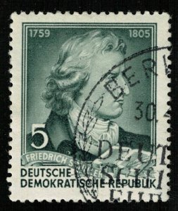 SCHILLER, DDR, 5 Pfg, 1955 (T-7398)