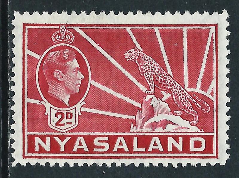 Nyasaland Protectorate, Sc #57A, 2d MH