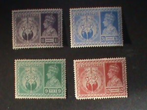INDIA-1946 SC# 195-8  KING GEORGE VI VICTORY OF THE ALLIED NATIONS IN WW II-