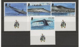 South Georgia 2012 Blue Whale  set of 4 sg.566-9 MNH 