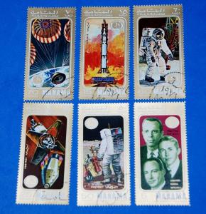 = Apollo 14 - Capsule - Station - Shepard - Mitchell Space Full Set of 6 q20