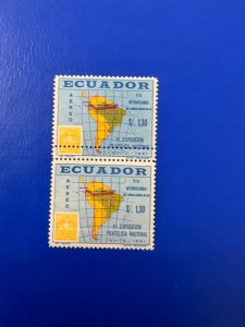 Stamps Ecuador Scott #C384 never hinged