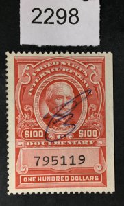 US # R727 USED $ LOT #2298