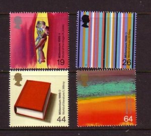 Great Britain Sc 1883-1886 1999 artists stamp set mint NH