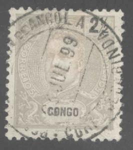 Portuguese Congo Scott 13 Used perf 11.5