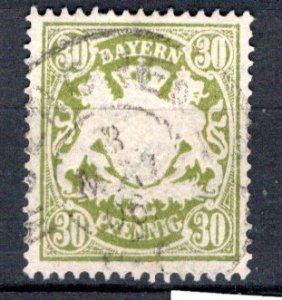 German States Bavaria Scottl # 67, used