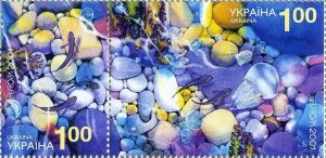 Ukraine 2001 MNH Stamps Scott 425 Europa CEPT Water Sea Fish Marine Life