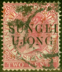 Sungei Ujong 1886 2c Pale Rose SG40 Type 25 Fine Used