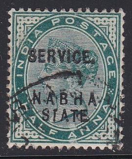 India - Nabha # O6a, Used