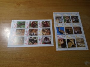 St Vincent Grenadines  #  2227-28  MNH  Wild Animals    Complete sheet