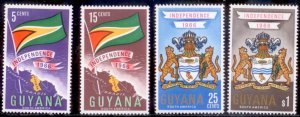 Guyana 1966 SC# 20-23 MNH-OG E28