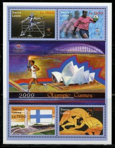 SIERRA LEONE  2000 MELBOURNE  OLYMPIC GAMES SHEET MINT NEVER HINGED