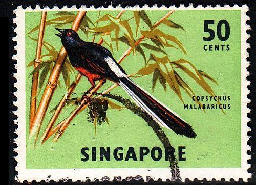 SINGAPUR SINGAPORE [1962] MiNr 0065 Y ( O/used ) Vögel