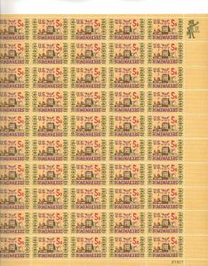 US 1253 - 5¢ Farm Scene Sampler Unused