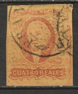 Mexico 1861 Sc 10 used