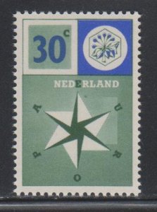 Netherlands,  30c United Europe (SC# 373) MNH