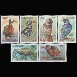 CENTRAL AFRICA 2000 - Scott# 1315-20 Birds Set of 6 NH