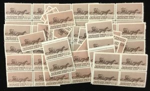  1360   Cherokee Strip Opening   100  MNH   06 cent stamps.   Issued in 1968 