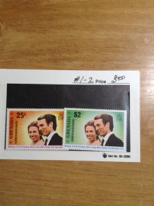 Grenada Grenadines  # 1-2  MNH